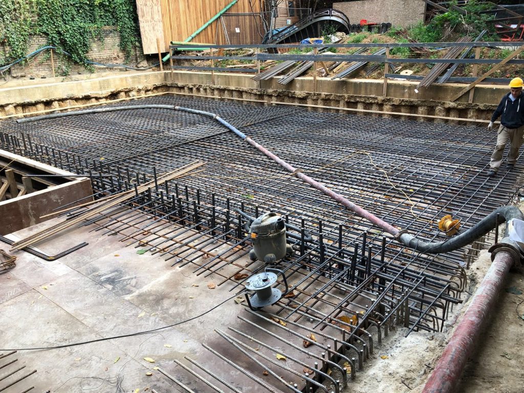 Holland Park concrete foundation