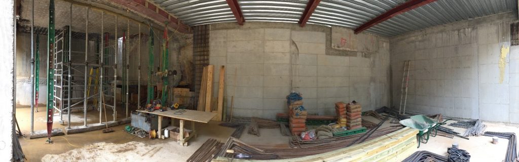 Holland Park, London - basement shell